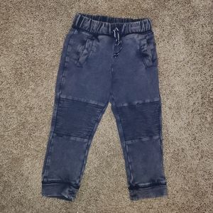 Cat and Jack blue boys moto joggers